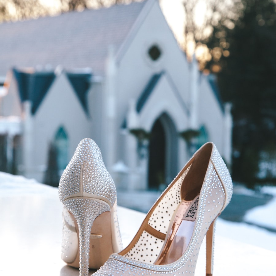 Silver Glitter Bridal Heels, women's shoes