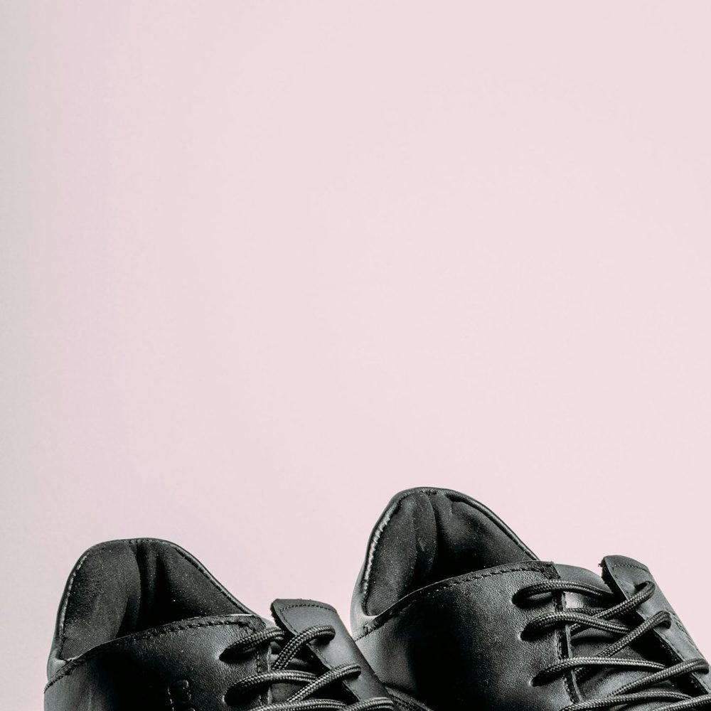 Boys Black School Shoes, detail view 3