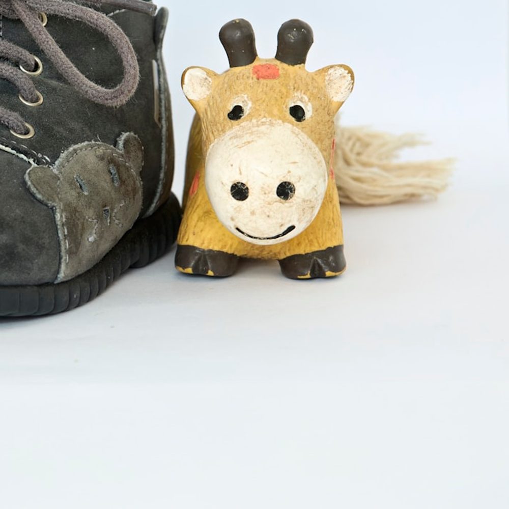 Toddler Grey Suede Boots, detail view 4